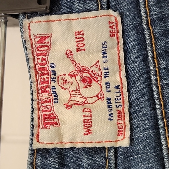 True Religion Distressed Skinny Low Rise Jeans Size 29 - Picture 7 of 11